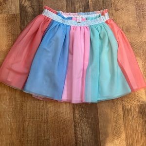 Target Cat&Jack Girls Tutu Skirt Multicolored Size 7-8 Lightly Used